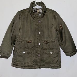 Kids’ H&M Olive Green Parka, Size 3-4Y